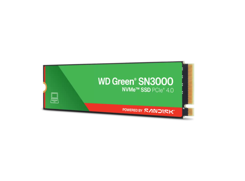 Ổ cứng SSD WD Green SN3000 1TB NVMe PCIe Gen4x4 WDS100T5G0E