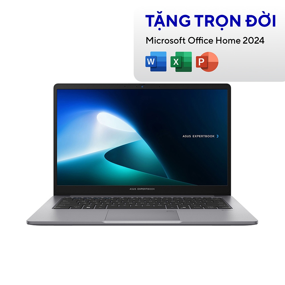 Laptop ASUS ExpertBook P1403CVA-C5H16-63WS (Intel Core 5 Processor 210H | Intel Graphics | 14 inch FHD | 16GB | 512GB | Win 11 | Office | Xám)