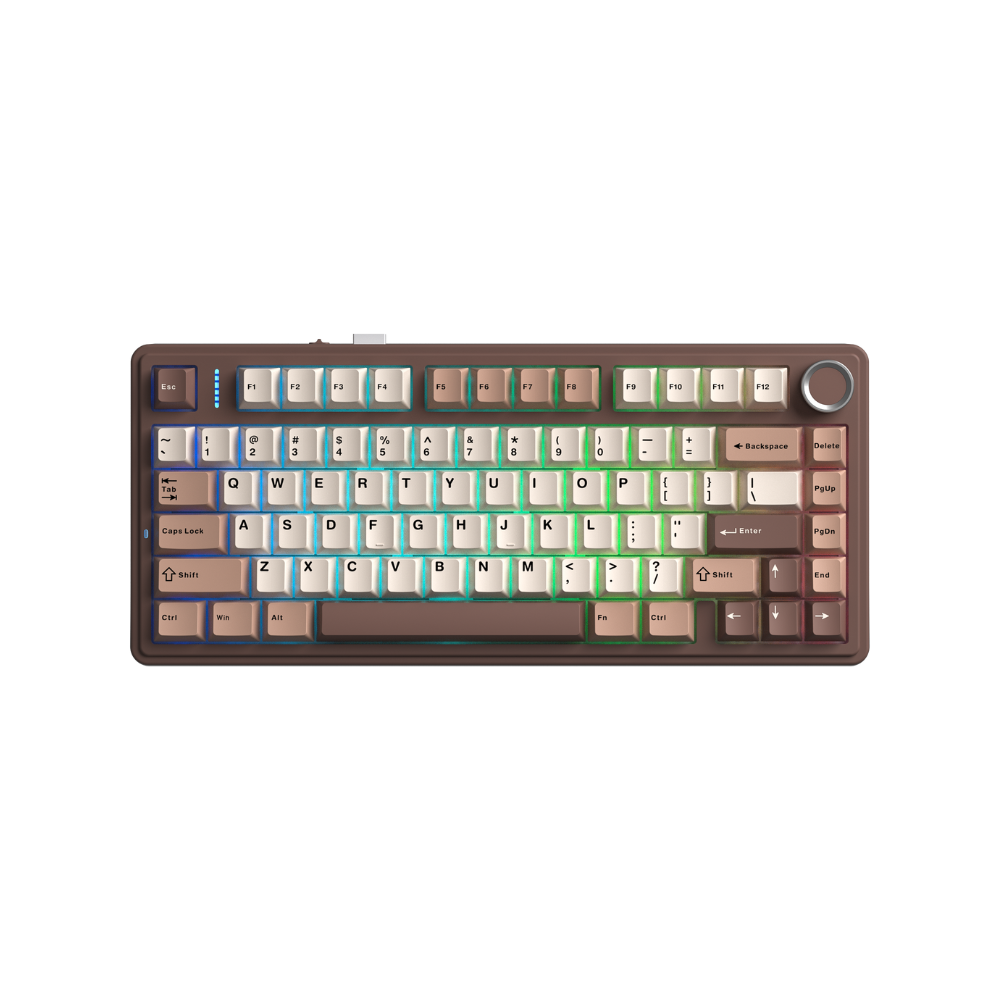 BÀN PHÍM CƠ AULA F75 CHOCOLATE LATTE BARBIE SWITCH