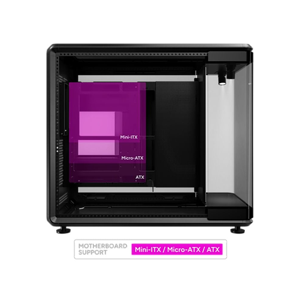 Vỏ Case Cooler Master MasterFrame 360 Stage LCD (MF360-KHNN-S02)