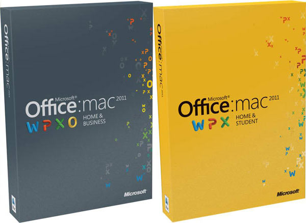 W6F-00063 - Office MAC Home Business 1PK 2011 DVD